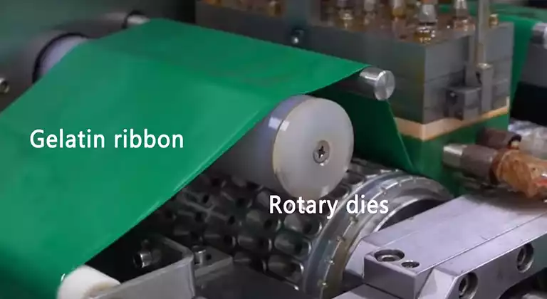 modern rotary dies method for soft capsule production