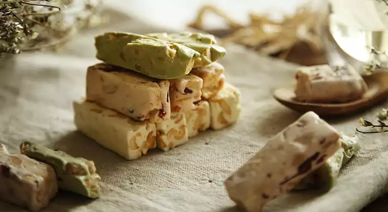 gelatina comestible para turrón